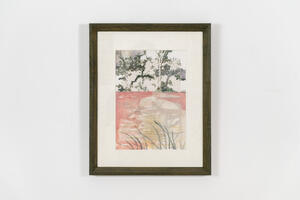 click to enlarge- double click to reduce Thảo Nguyên Phan, Forêt, Femme, Folie, 2024. Watercolor and digital print on paper, in artist frame, a set of three. Work: 29.7 x 21 cm; 11 ¾ x 8 ¼ in, Framed: 44.5 x 36 x 3 cm; 17 ½ x 14 ⅛ x 1 ⅛ in